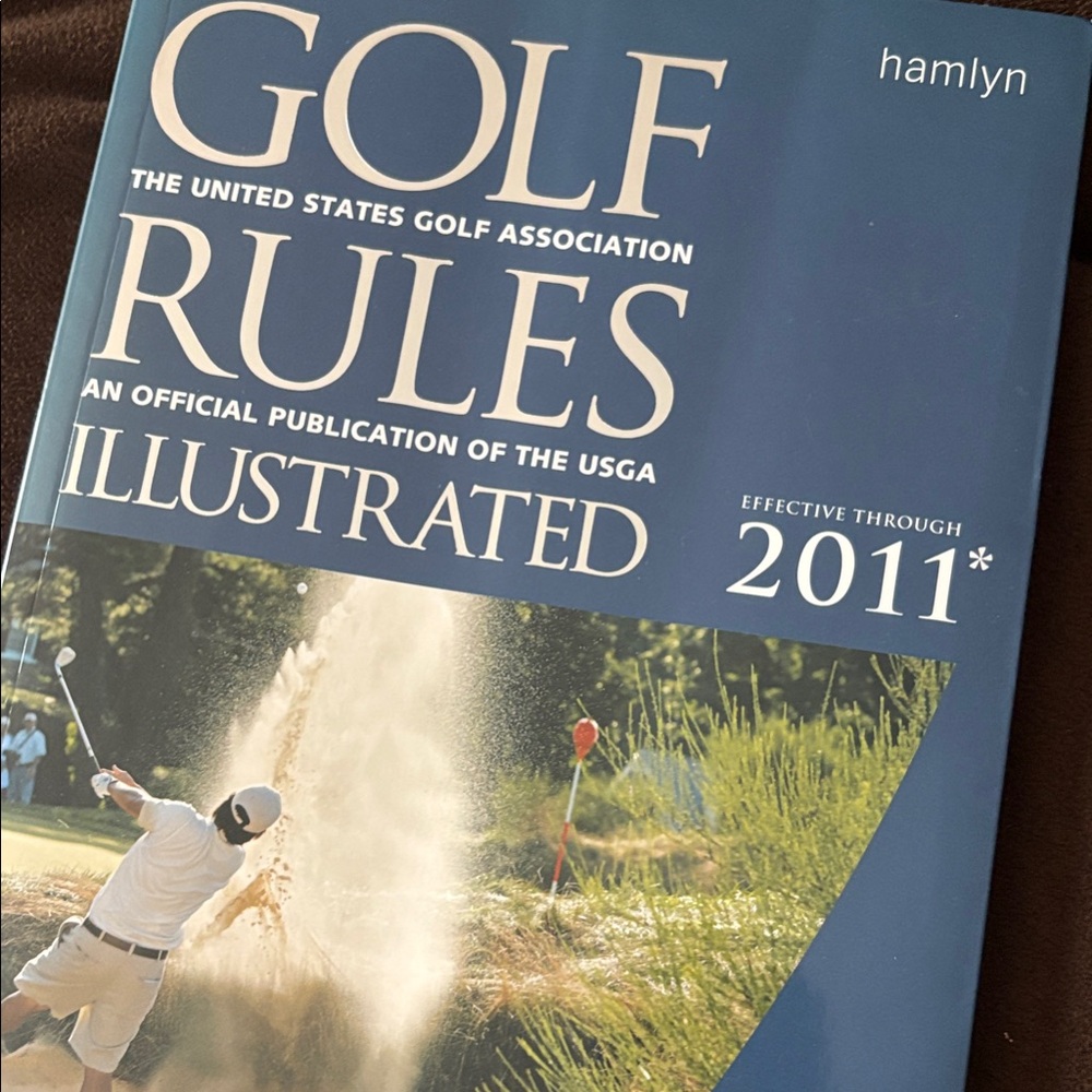 Golf Rules Illustrated Book free with any purchase.